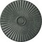 Ekena Millwork Shakuras Ceiling Medallion (For Canopies up to 5 1/2"), 29 1/2"OD x 2"P, Athenian Green Crackle CM30SHAGC - alternate 1